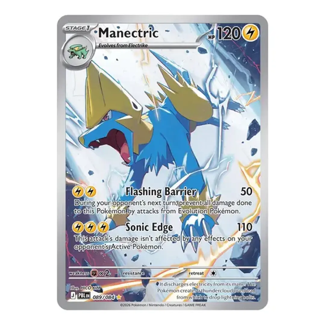 Pokémon Tcg Manetric Pbl En 089/084 Me05 Illustration Rare 1