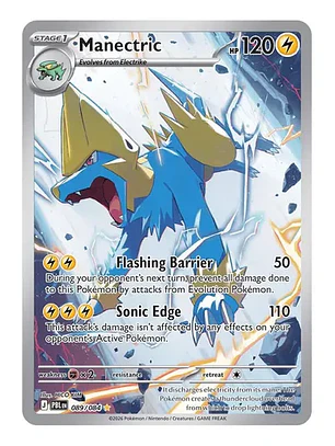 Pokémon Tcg Manetric Pbl En 089/084 Me05 Illustration Rare
