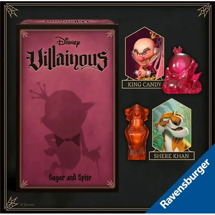 DISNEY VILLAINOUS ESPAÑOL SUGAR AND SPITE JUEGO DE MESA 2