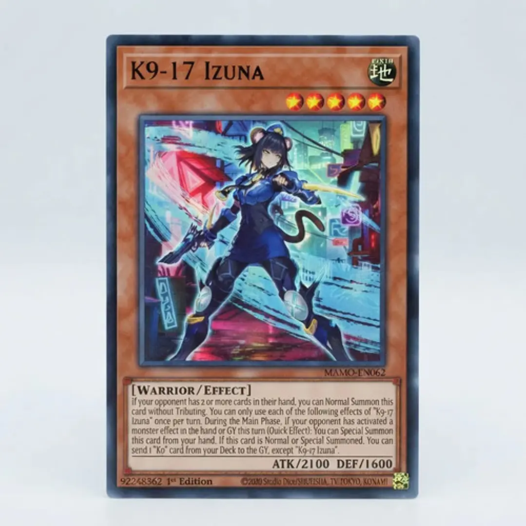 K9-17 Izuna Ultra Rara Mamo-en062 Yugioh! Tcg 2