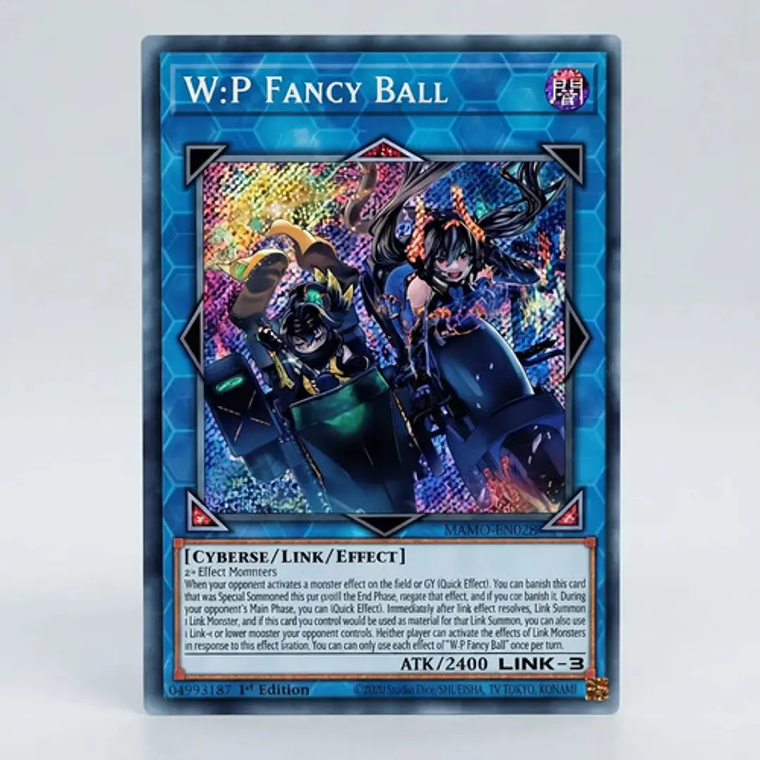 W:p Fancy Ball Secret Rare Mamo-en028 Yugioh! Tcg 5