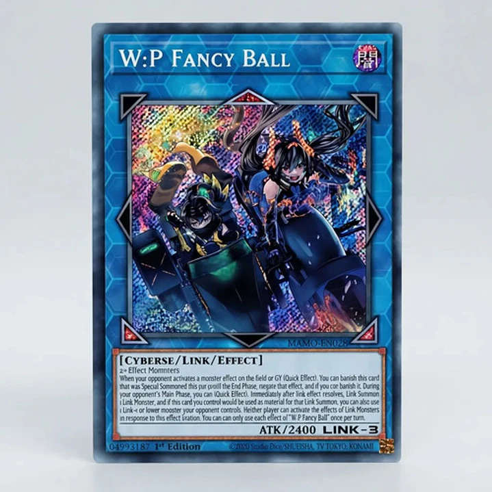 W:p Fancy Ball Secret Rare Mamo-en028 Yugioh! Tcg 5