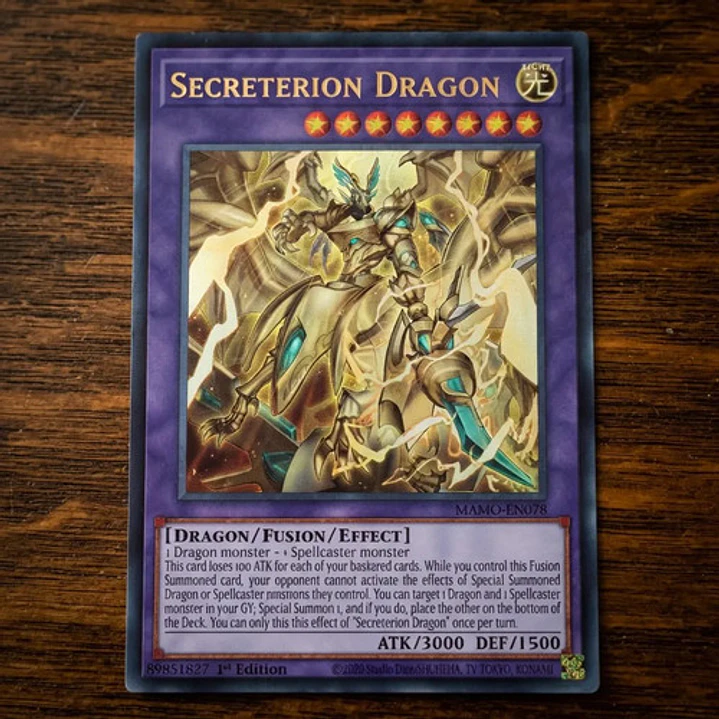 Secreterion Dragon Ultra Rara Mamo-en078 Yugioh! Tcg 2