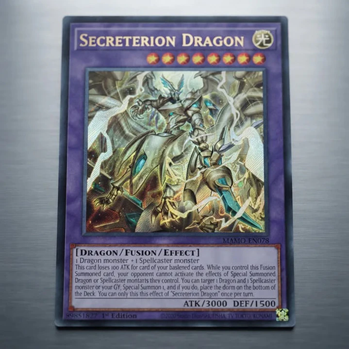 Secreterion Dragon Ultra Rara Mamo-en078 Yugioh! Tcg 4