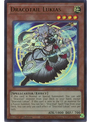 Dracotail Lukias Ultra Rara Mamo-en061 Yugioh! Tcg