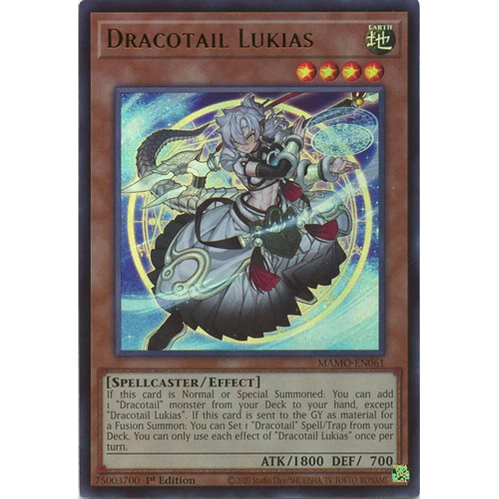 Dracotail Lukias Ultra Rara Mamo-en061 Yugioh! Tcg 1
