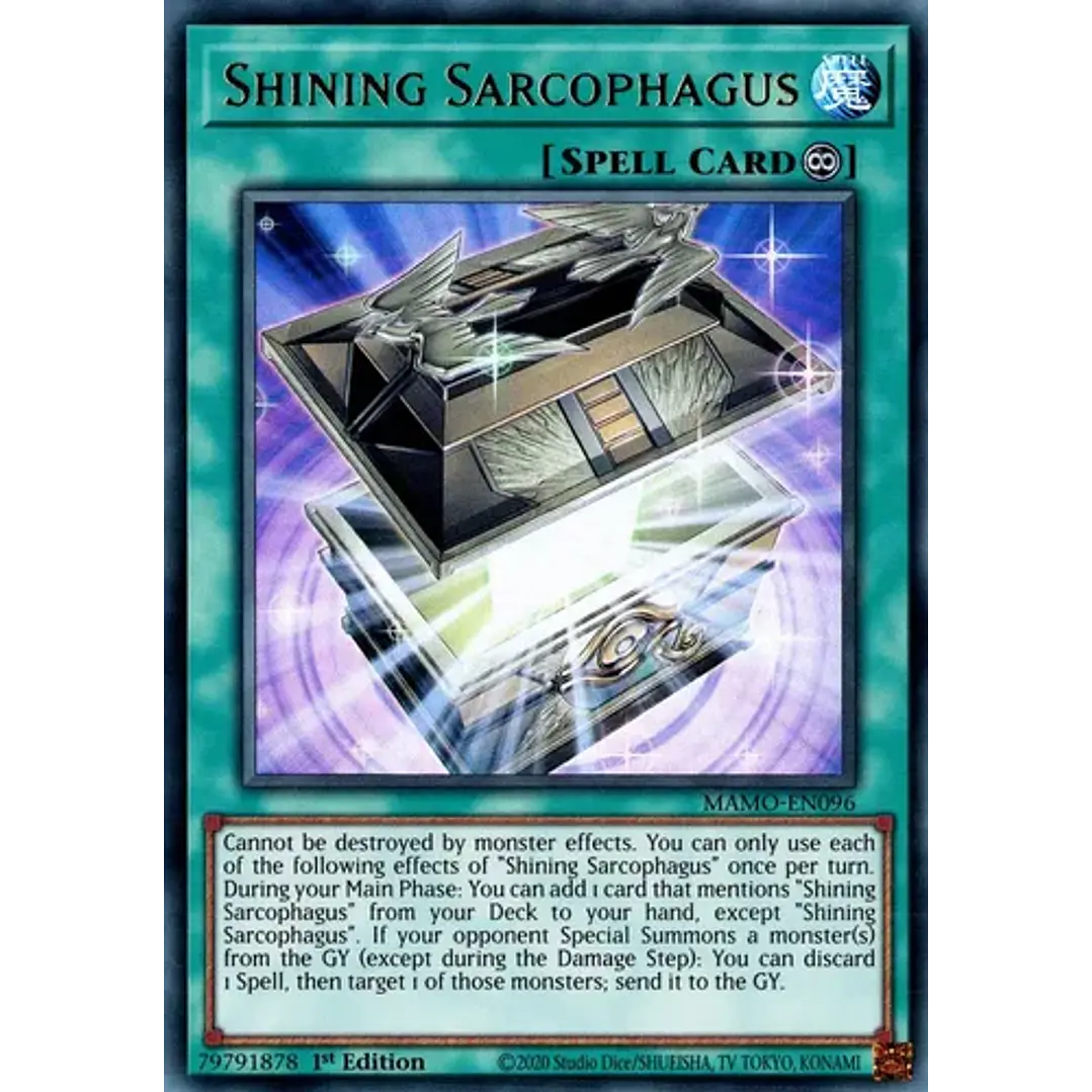 Shining Sarcophagus Ultra Rara Mamo-en096 Yugioh! Tcg 1