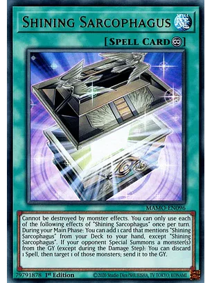 Shining Sarcophagus Ultra Rara Mamo-en096 Yugioh! Tcg