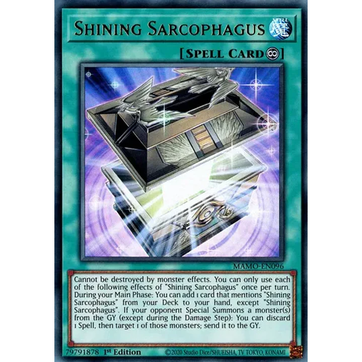 Shining Sarcophagus Ultra Rara Mamo-en096 Yugioh! Tcg 1