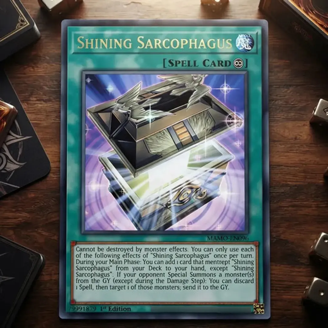 Shining Sarcophagus Ultra Rara Mamo-en096 Yugioh! Tcg 2