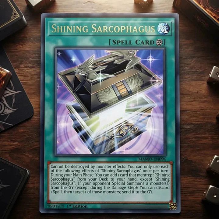 Shining Sarcophagus Ultra Rara Mamo-en096 Yugioh! Tcg 2