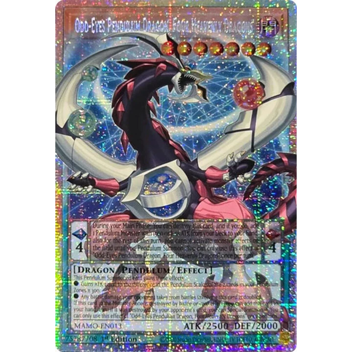 Odd-eyes Pendulum Dragon, Four Heavenly Dragons Yugioh! Tcg 1