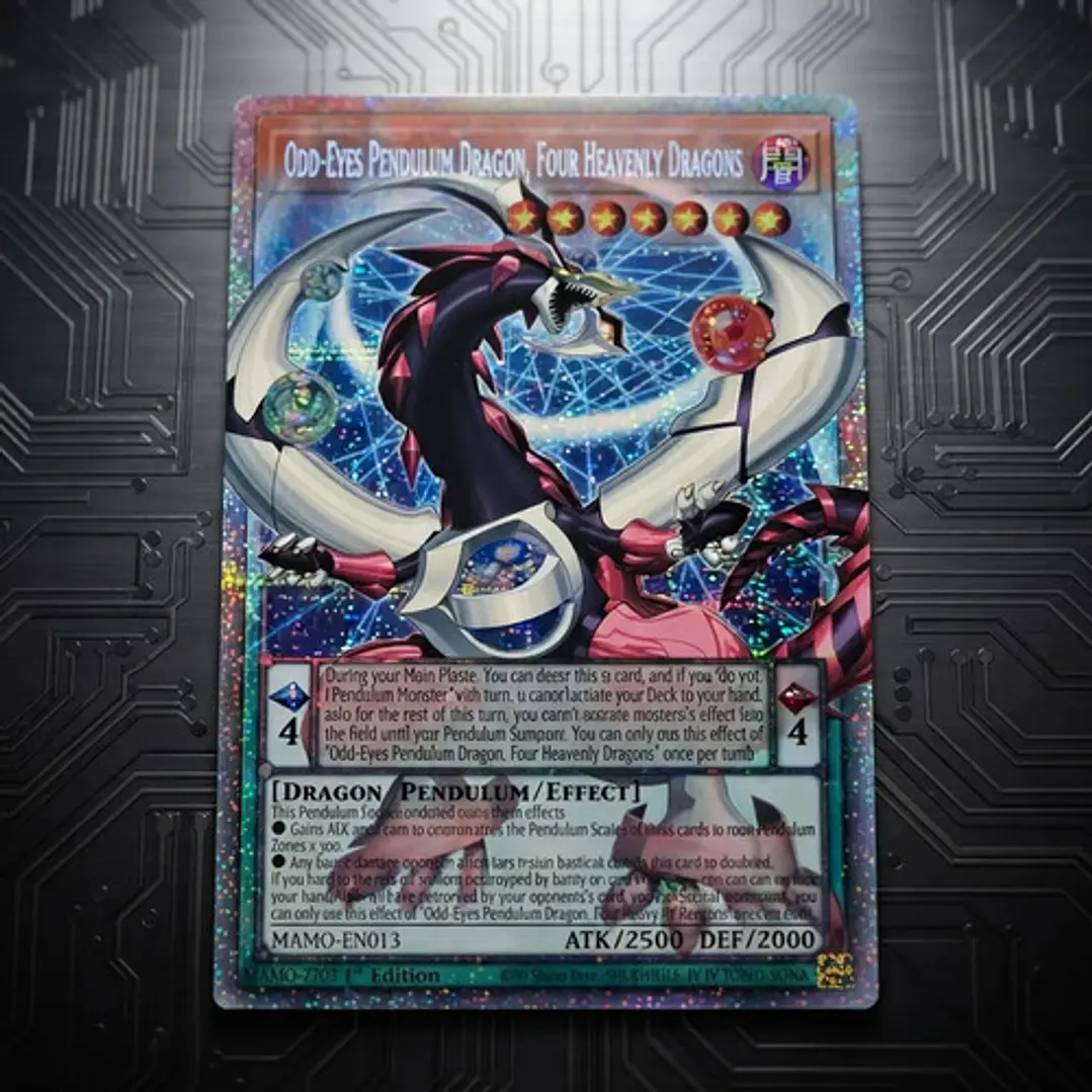 Odd-eyes Pendulum Dragon, Four Heavenly Dragons Yugioh! Tcg 3
