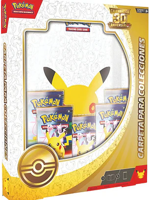 POKÉMON TCG 30TH CELEBRATION BINDER COLLECTION ESPAÑOL