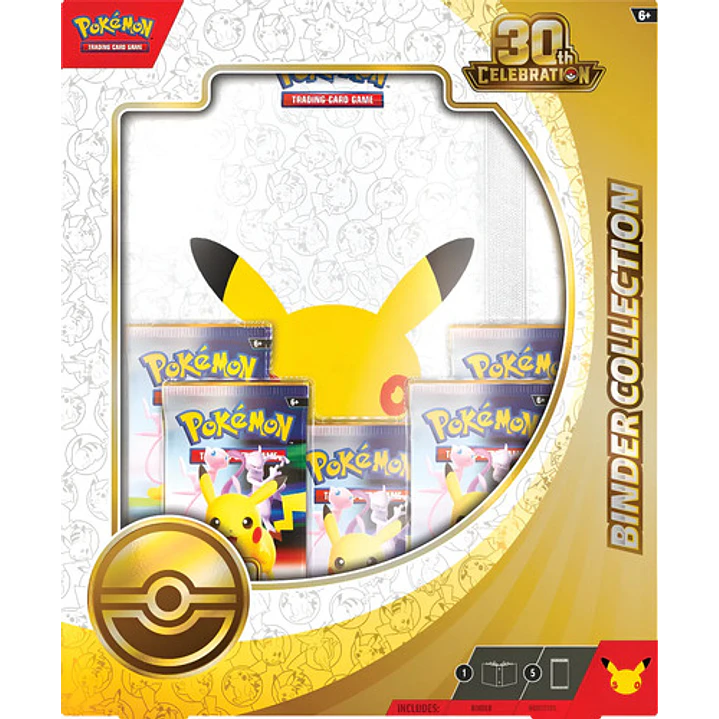 POKÉMON TCG 30TH CELEBRATION BINDER COLLECTION INGLÉS 3