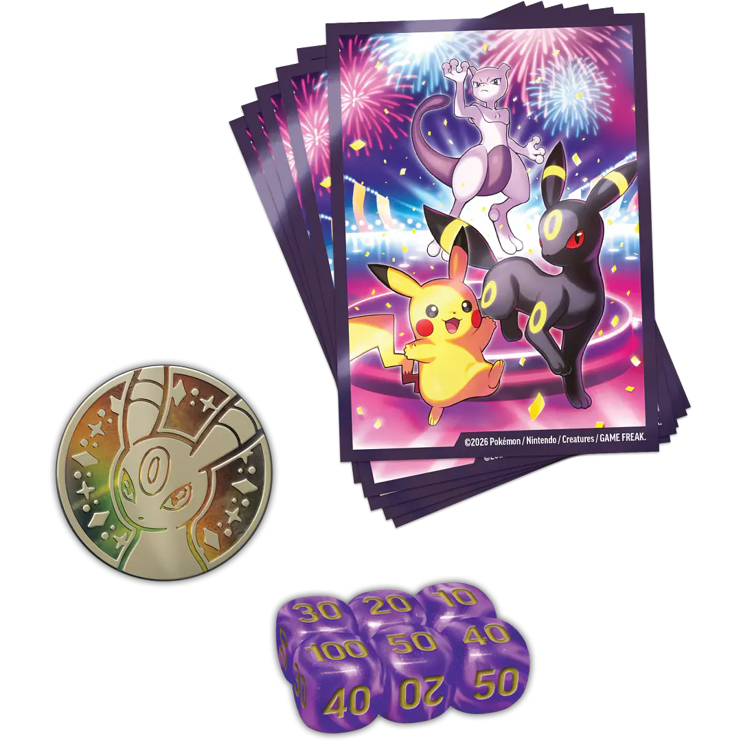 POKÉMON TCG 30TH CELEBRATION ULTRA PREMIUM COLECCTION DÍA O NOCHE INGLÉS 1 AL AZAR 10