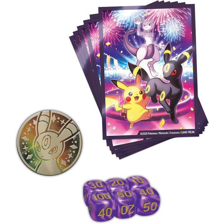 POKÉMON TCG 30TH CELEBRATION ULTRA PREMIUM COLECCTION DÍA O NOCHE INGLÉS 1 AL AZAR 10