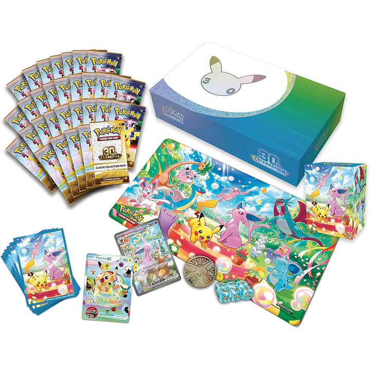 POKÉMON TCG 30TH CELEBRATION ULTRA PREMIUM COLECCTION DÍA O NOCHE INGLÉS 1 AL AZAR 2