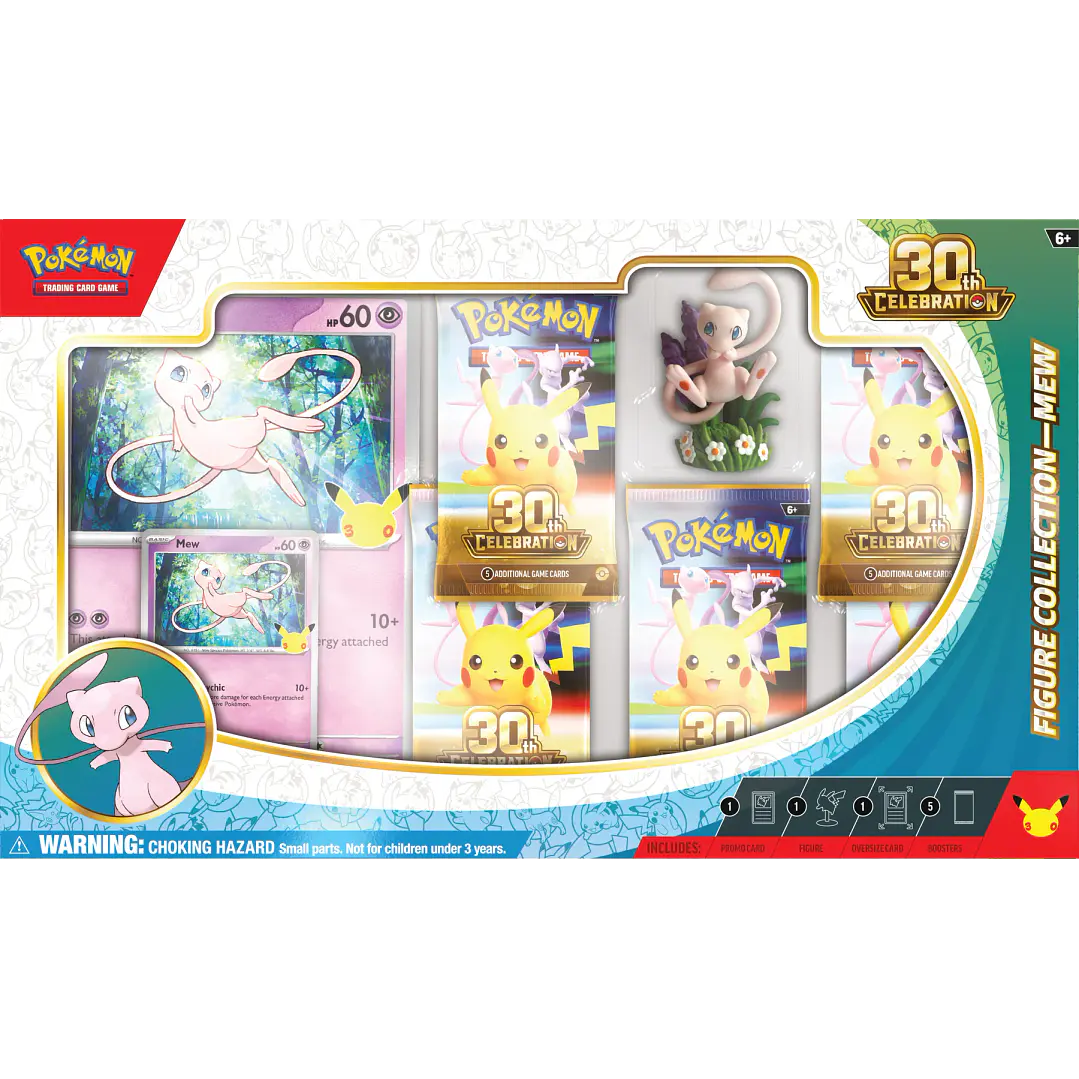 POKÉMON TCG 30TH CELEBRATION FIGURE COLLECTION MEW INGLÉS 1