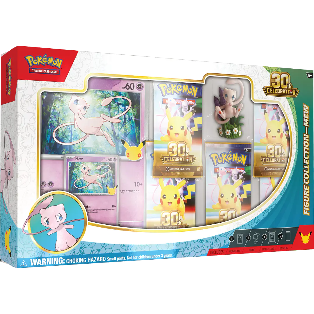 POKÉMON TCG 30TH CELEBRATION FIGURE COLLECTION MEW INGLÉS 3