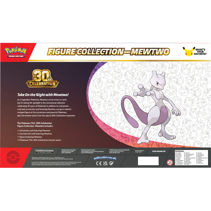 POKÉMON TCG 30TH CELEBRATION FIGURE COLLECTION MEWTWO INGLÉS 4