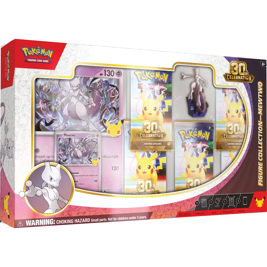 POKÉMON TCG 30TH CELEBRATION FIGURE COLLECTION MEWTWO INGLÉS 3