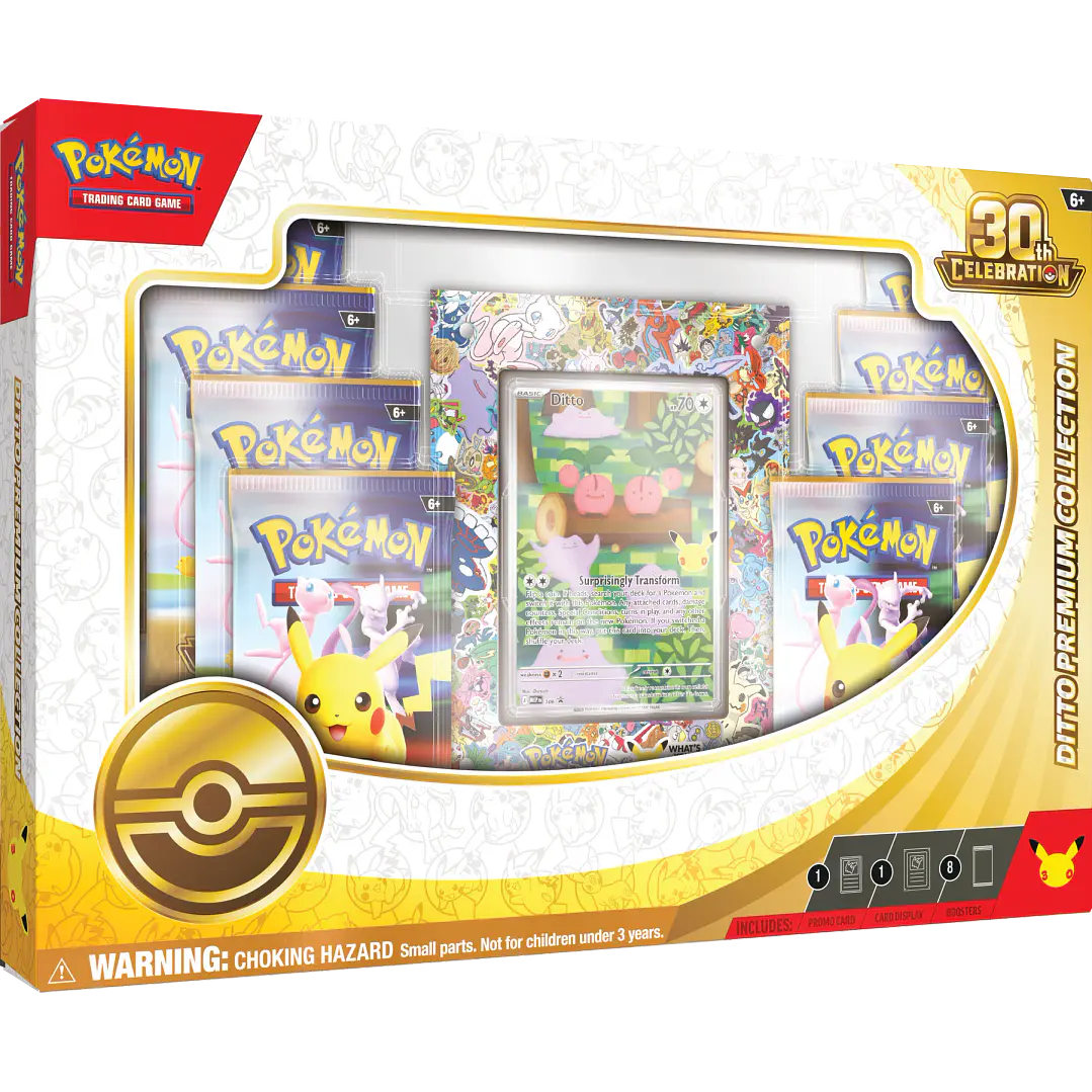 POKÉMON TCG 30TH CELEBRATION DITTO PREMIUM COLLECTION INGLÉS 1