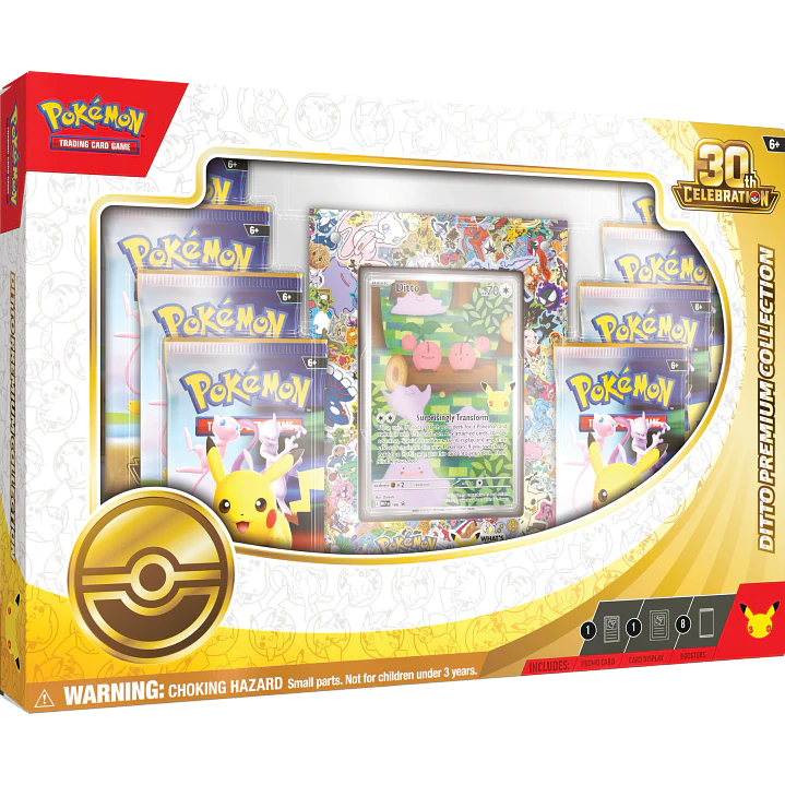 POKÉMON TCG 30TH CELEBRATION DITTO PREMIUM COLLECTION INGLÉS 1