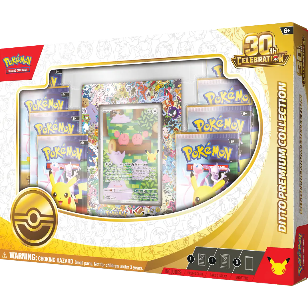 POKÉMON TCG 30TH CELEBRATION DITTO PREMIUM COLLECTION INGLÉS 7