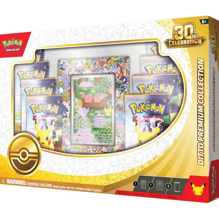 POKÉMON TCG 30TH CELEBRATION DITTO PREMIUM COLLECTION INGLÉS 7