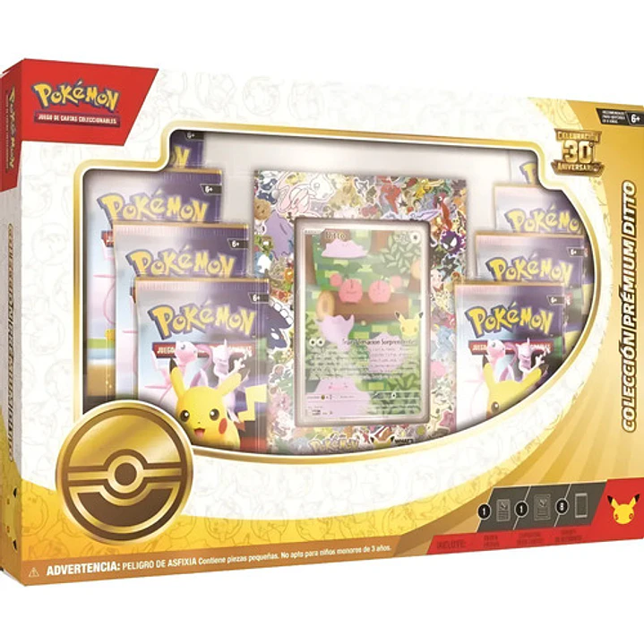 POKÉMON TCG 30TH CELEBRATION DITTO PREMIUM COLLECTION ESPAÑOL 1