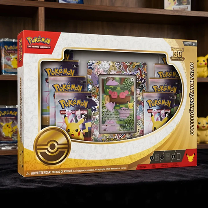 POKÉMON TCG 30TH CELEBRATION DITTO PREMIUM COLLECTION ESPAÑOL 2