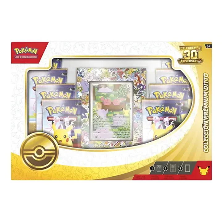 POKÉMON TCG 30TH CELEBRATION DITTO PREMIUM COLLECTION ESPAÑOL 6