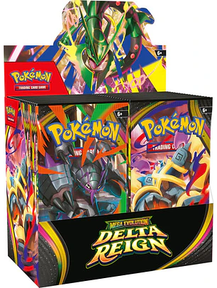 POKÉMON TCG MEGA EVOLUTION DELTA REIGN BOOSTER BOX INGLÉS