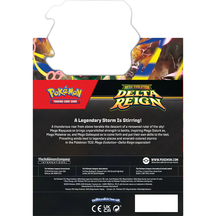 POKÉMON TCG MEGA EVOLUTION DELTA REIGN BOOSTER BOX INGLÉS 10