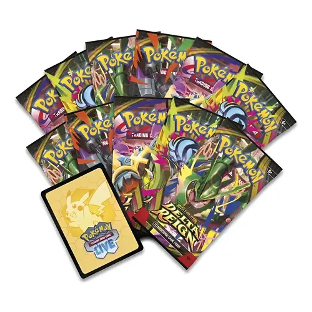 POKÉMON TCG MEGA EVOLUTION DELTA REIGN ELITE TRAINER BOX INGLÉS 6