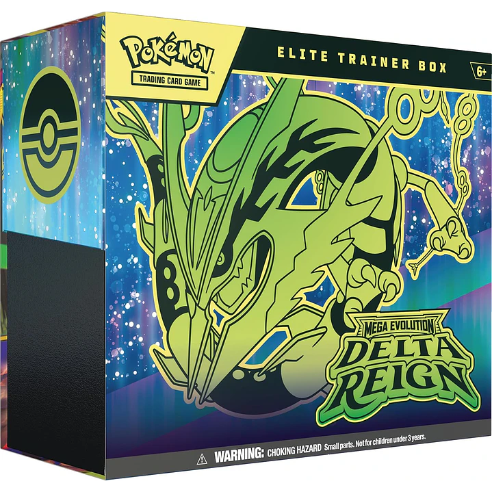 POKÉMON TCG MEGA EVOLUTION DELTA REIGN ELITE TRAINER BOX INGLÉS 1