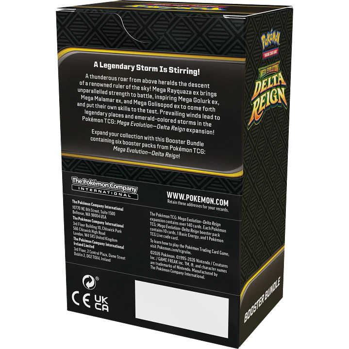 POKÉMON TCG MEGA EVOLUTION DELTA REIGN BOOSTER BUNDLE INGLÉS 5