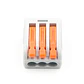 Bloque de Terminales QPCT-213 (3 Vías, conexión rápida) - Miniatura 1