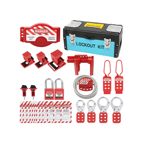 Kit de Bloqueo de Disyuntores Eléctricos LOTO