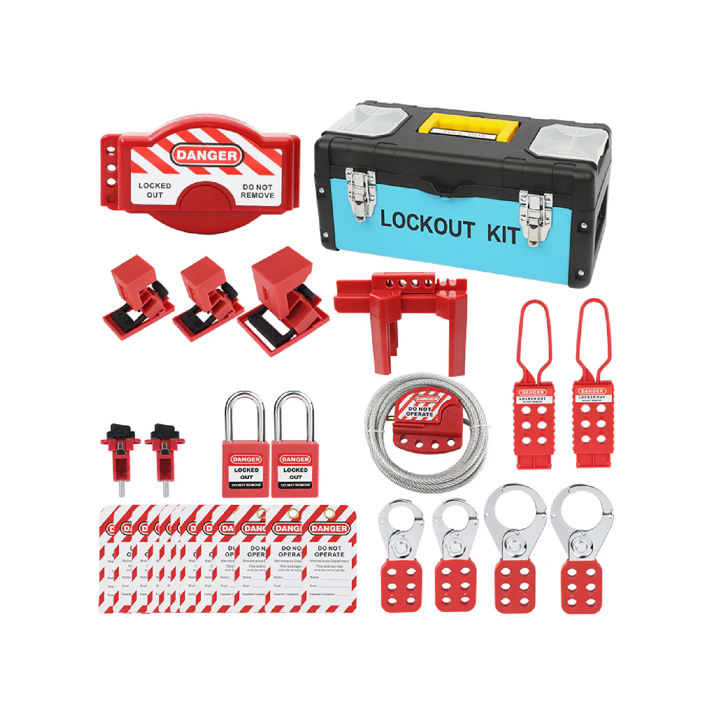 Kit de Bloqueo de Disyuntores Eléctricos LOTO 1