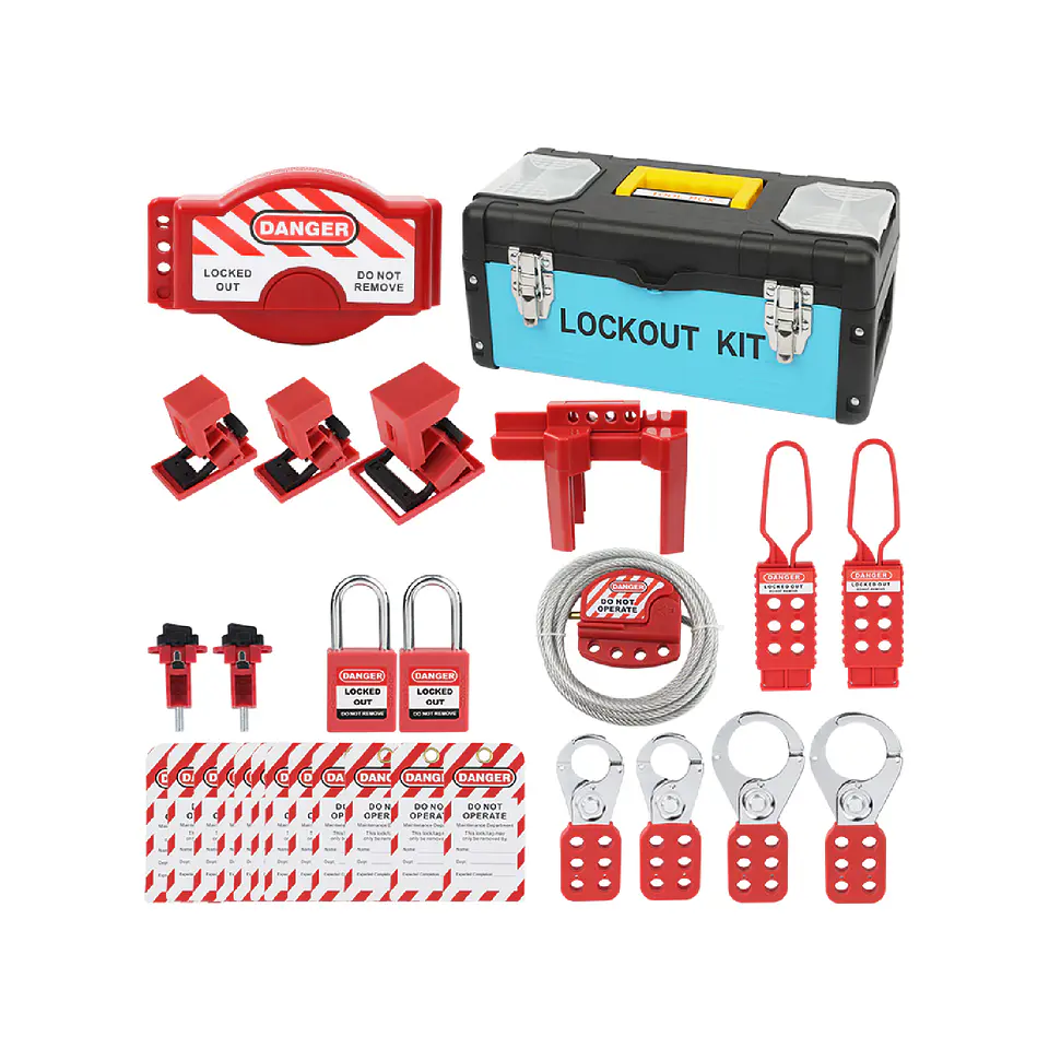 Kit de Bloqueo de Disyuntores Eléctricos LOTO 1
