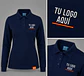 Polera piqué  mujer 80% algodón con bordado corporativo - Miniatura 2