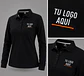 Polera piqué spandex  mujer 59% algodón con bordado corporativo - Miniatura 1