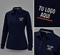 Polera piqué spandex  mujer 59% algodón con bordado corporativo - Miniatura 5