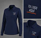 Polera piqué ComfortDry mujer 60% algodón con bordado corporativo - Miniatura 3