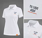 Polera piqué 80% algodón bordado corporativo - Miniatura 1