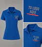 Polera piqué  60% algodón con bordado corporativo - Miniatura 5