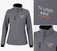 Chaqueta Softshell con pulgar mujer con bordado corporativo - Miniatura 3