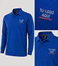 Polera piqué ComfortDry manga larga hombre 60% algodón con bordado corporativo - Miniatura 4